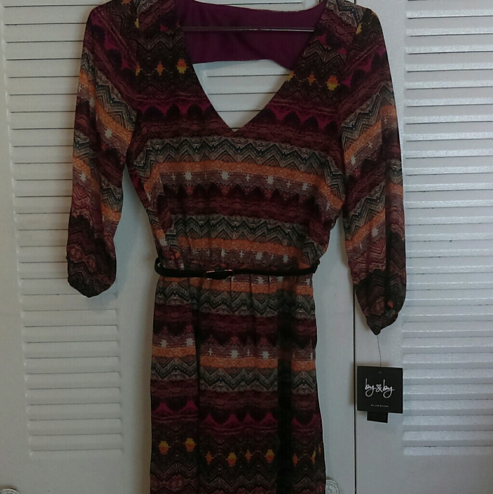 By & By multicolored dress
